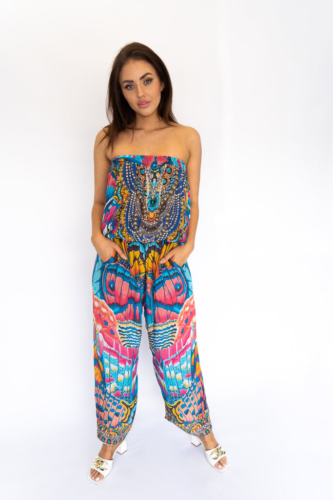 BUTTERFLY KINGDOM ~ TUBE PANTSUIT