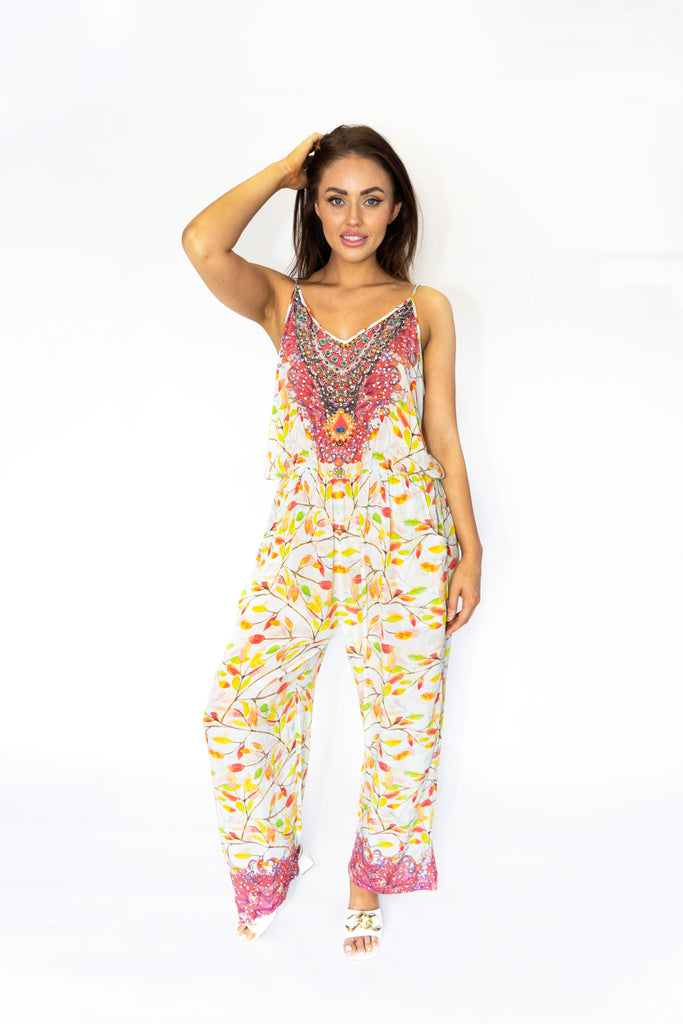 SPRING LEAVES ~ PANTSUIT