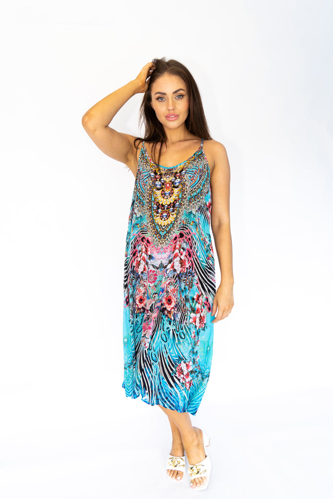 WARRIOR GARDEN MAXI DRESS