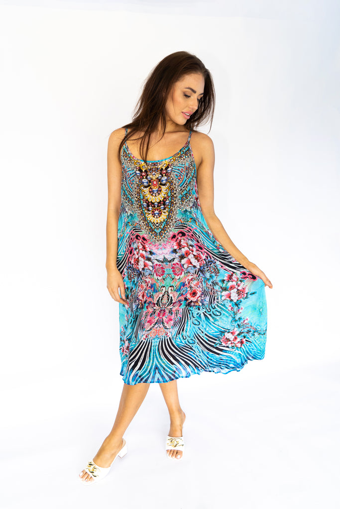 WARRIOR GARDEN MAXI DRESS