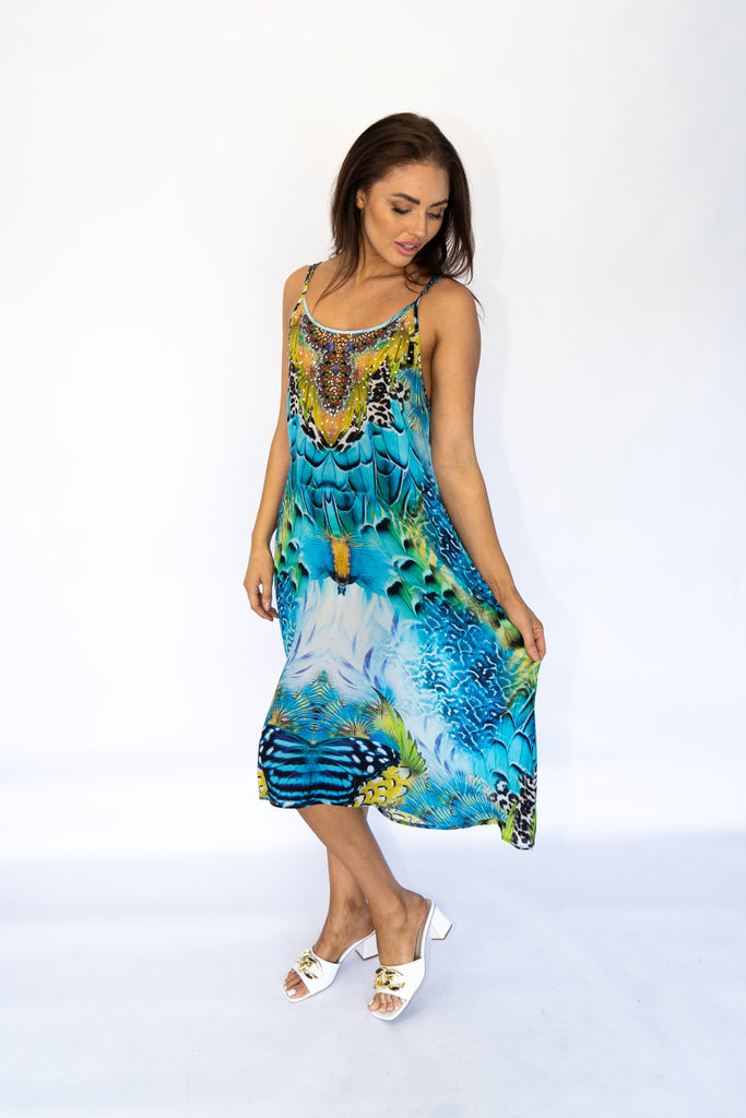 SEA ENCHANTMENT MAXI DRESS