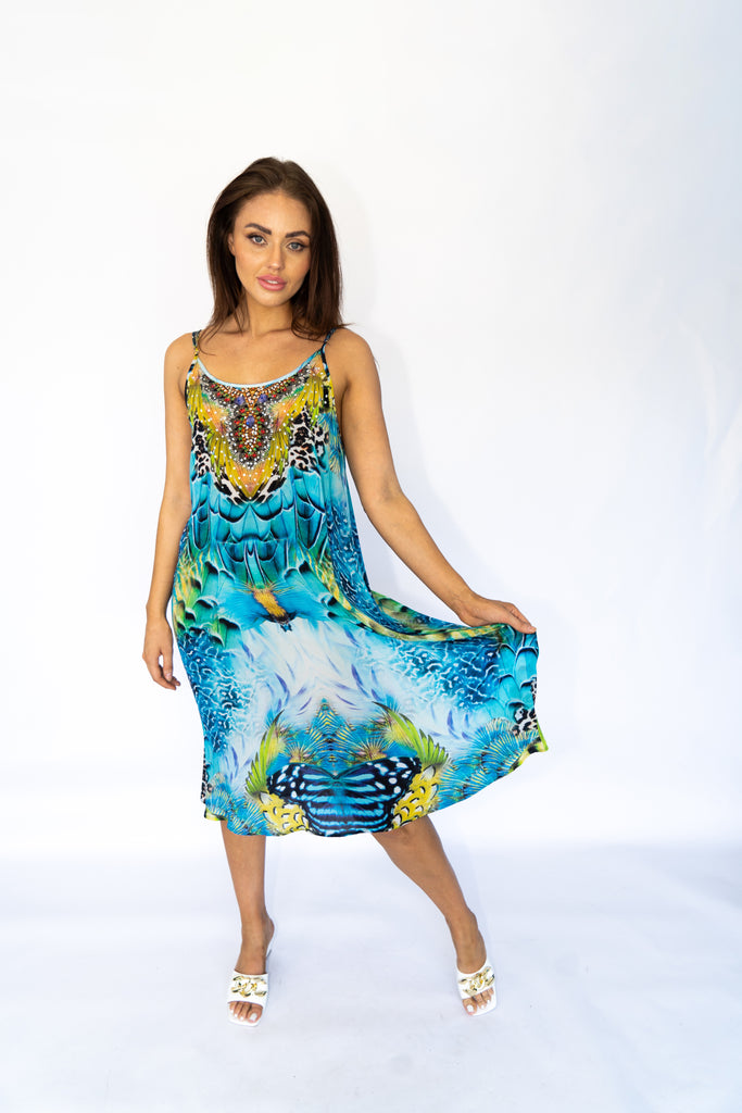 SEA ENCHANTMENT MAXI DRESS