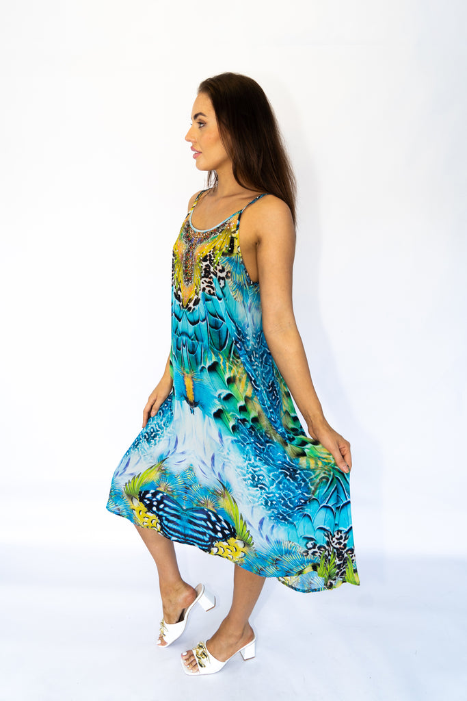 SEA ENCHANTMENT MAXI DRESS