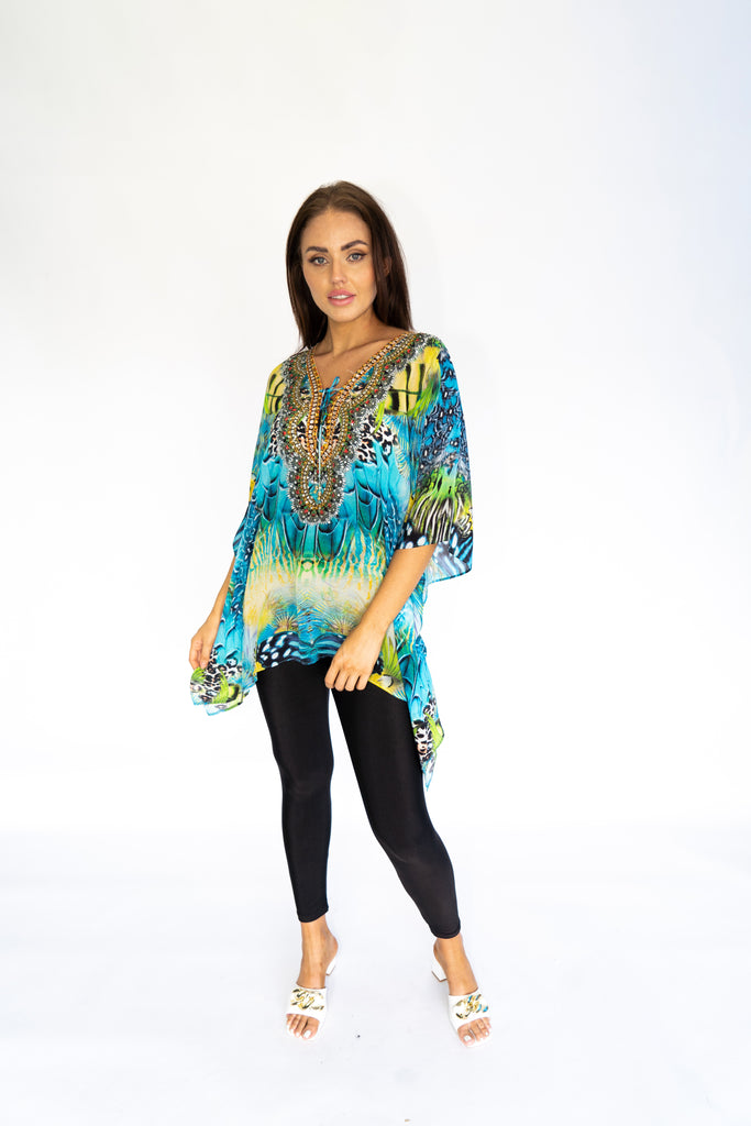 SEA ENCHANTMENT SHORT KAFTAN