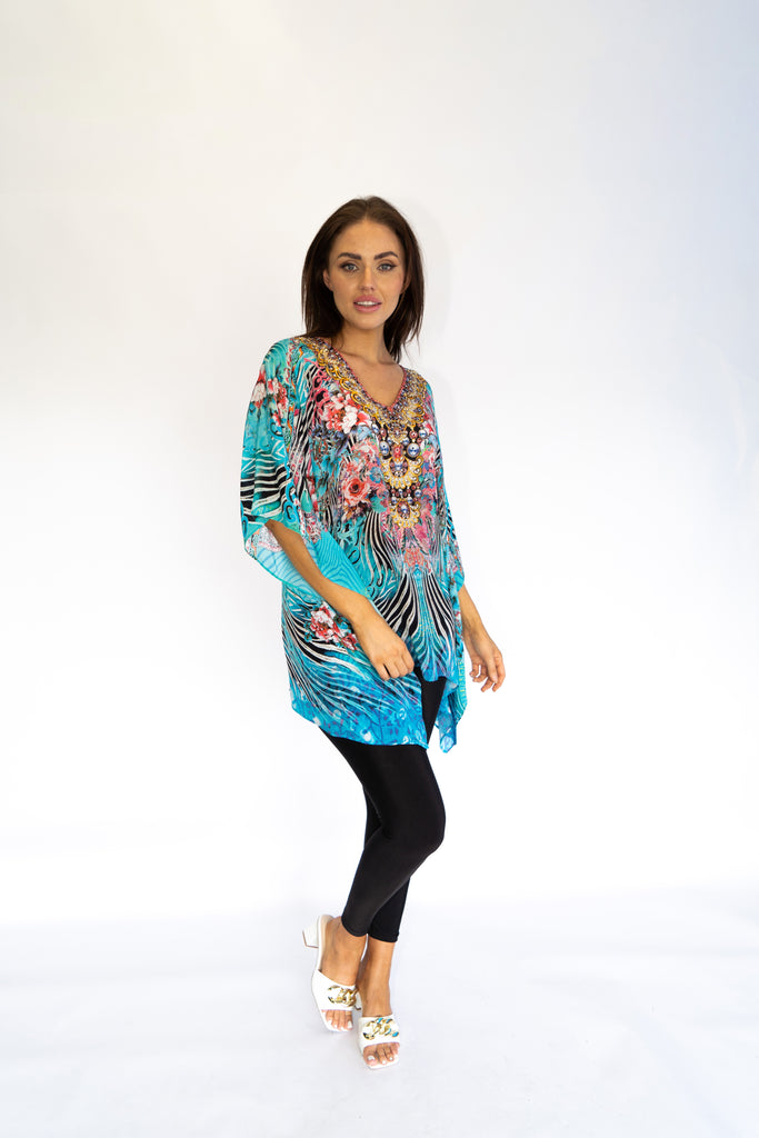 WARRIOR GARDEN SHORT KAFTAN