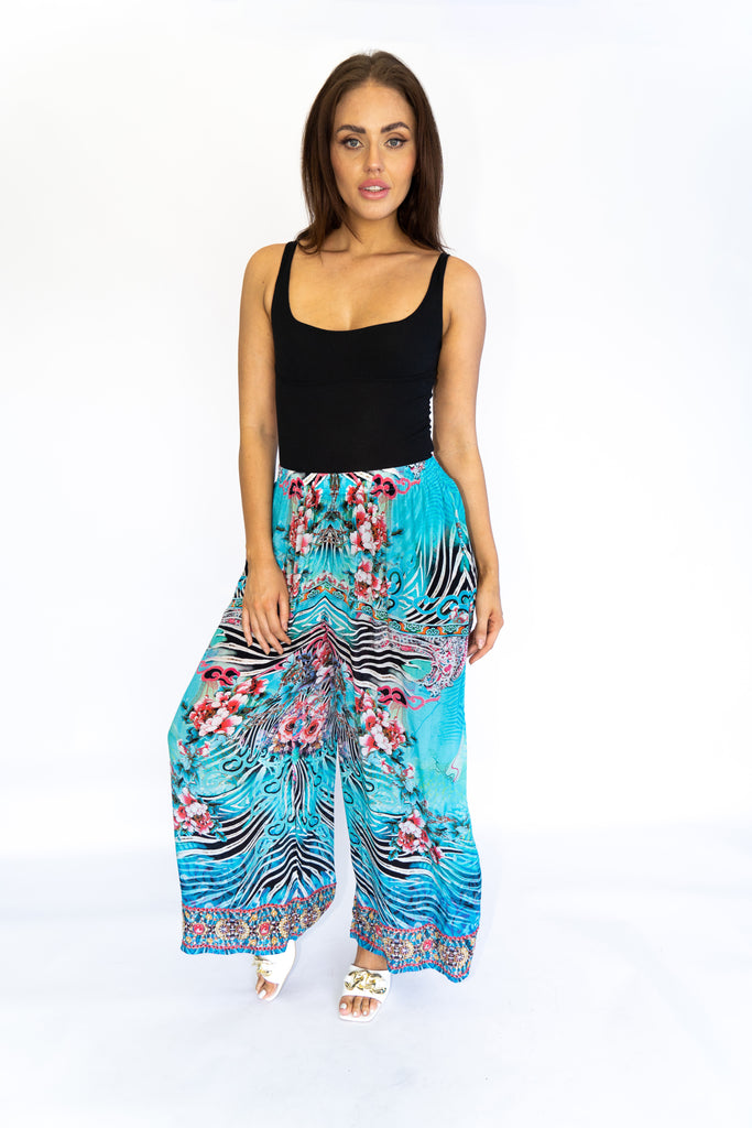 WARRIOR GARDEN PALAZZO PANT