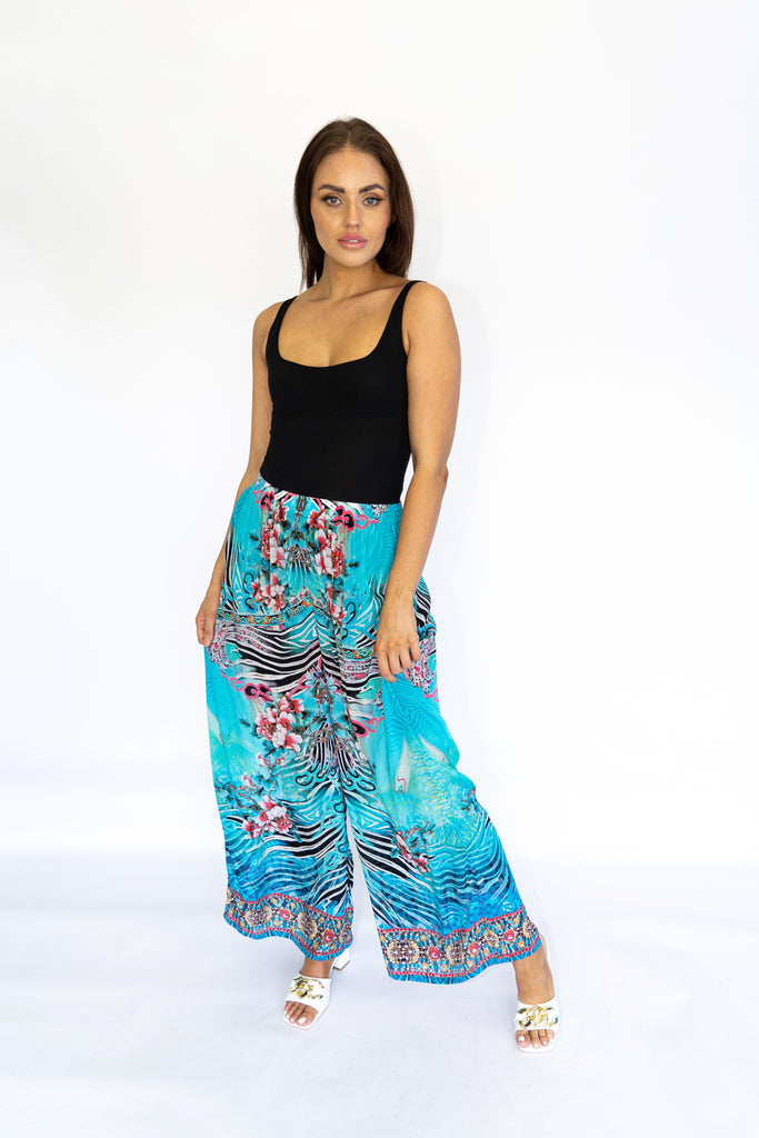 WARRIOR GARDEN PALAZZO PANT