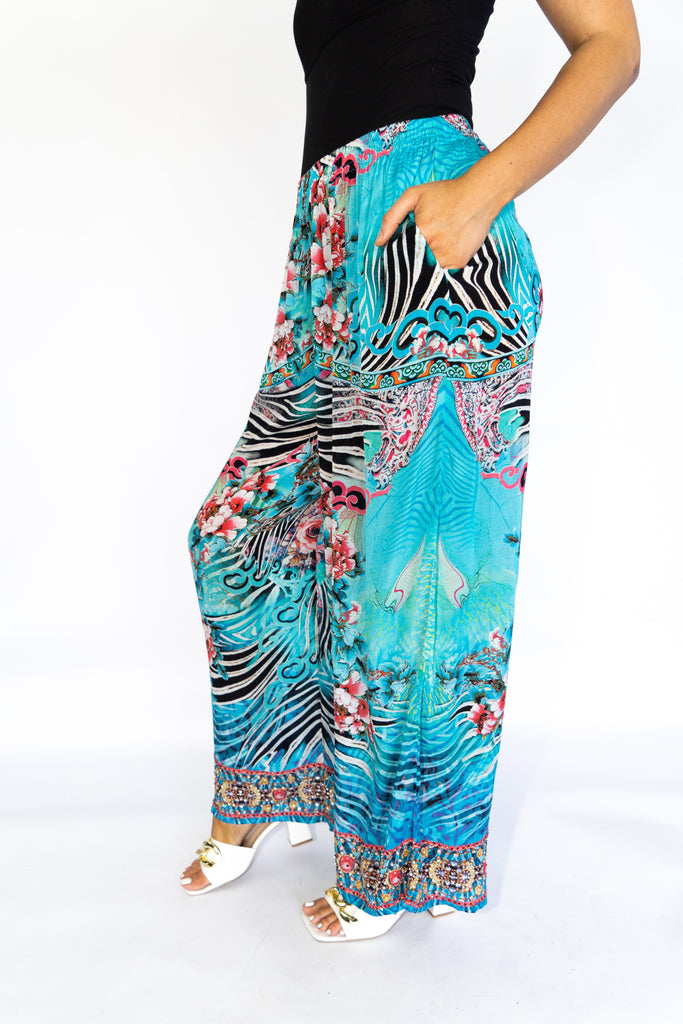 WARRIOR GARDEN PALAZZO PANT