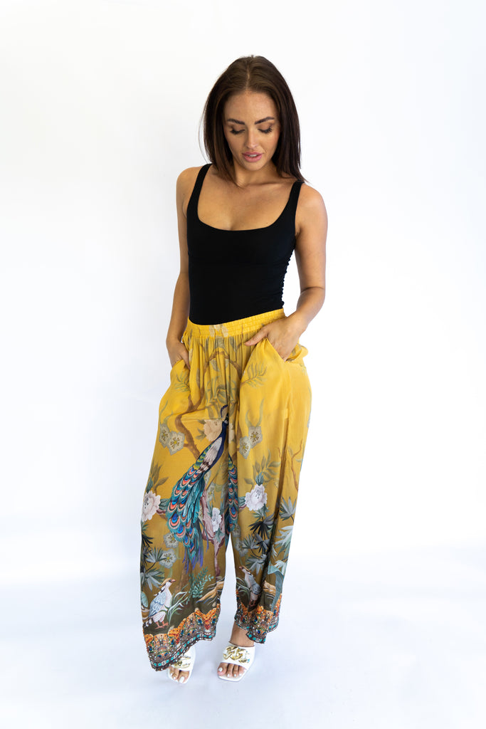 PEACOCK DESIER PALAZZO PANT