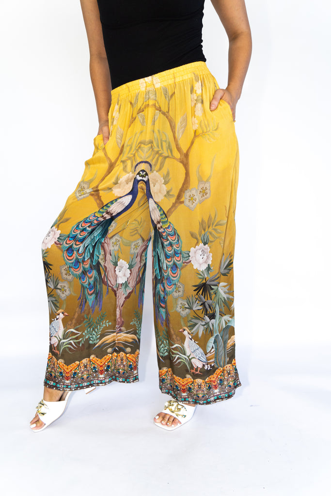 PEACOCK DESIER PALAZZO PANT