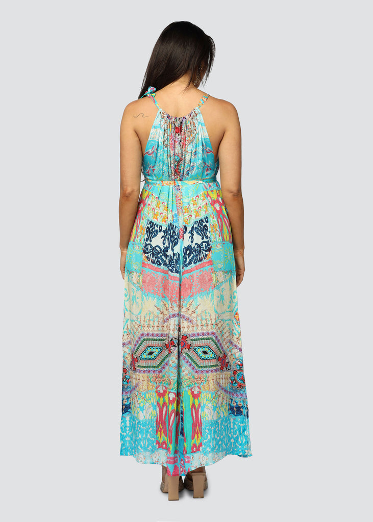 BACK VIEW OF MAXI DRESS