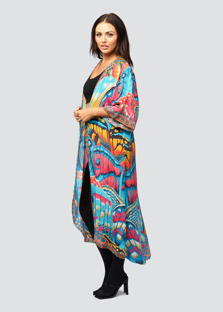 BUTTERFLY KINGDOM LONG KIMONO