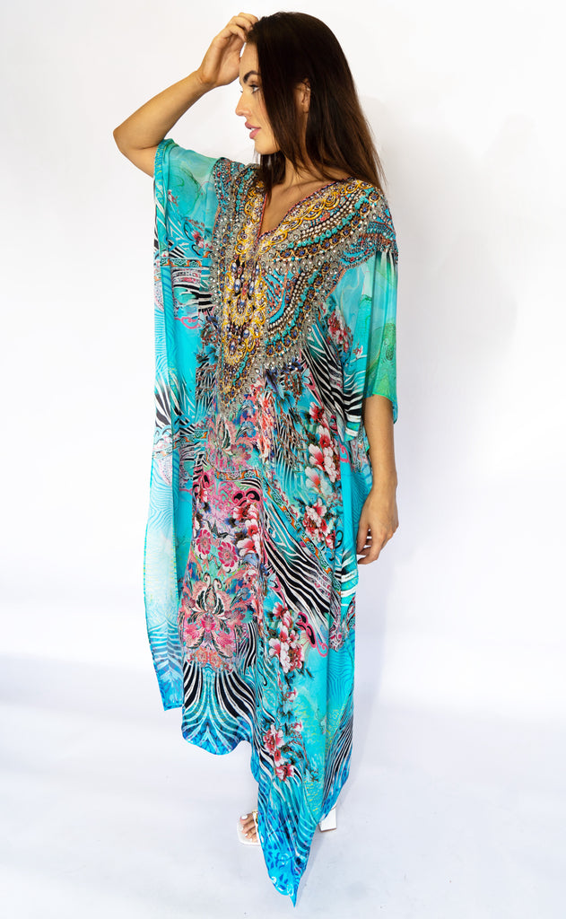 WARRIOR GARDEN LONG KAFTAN