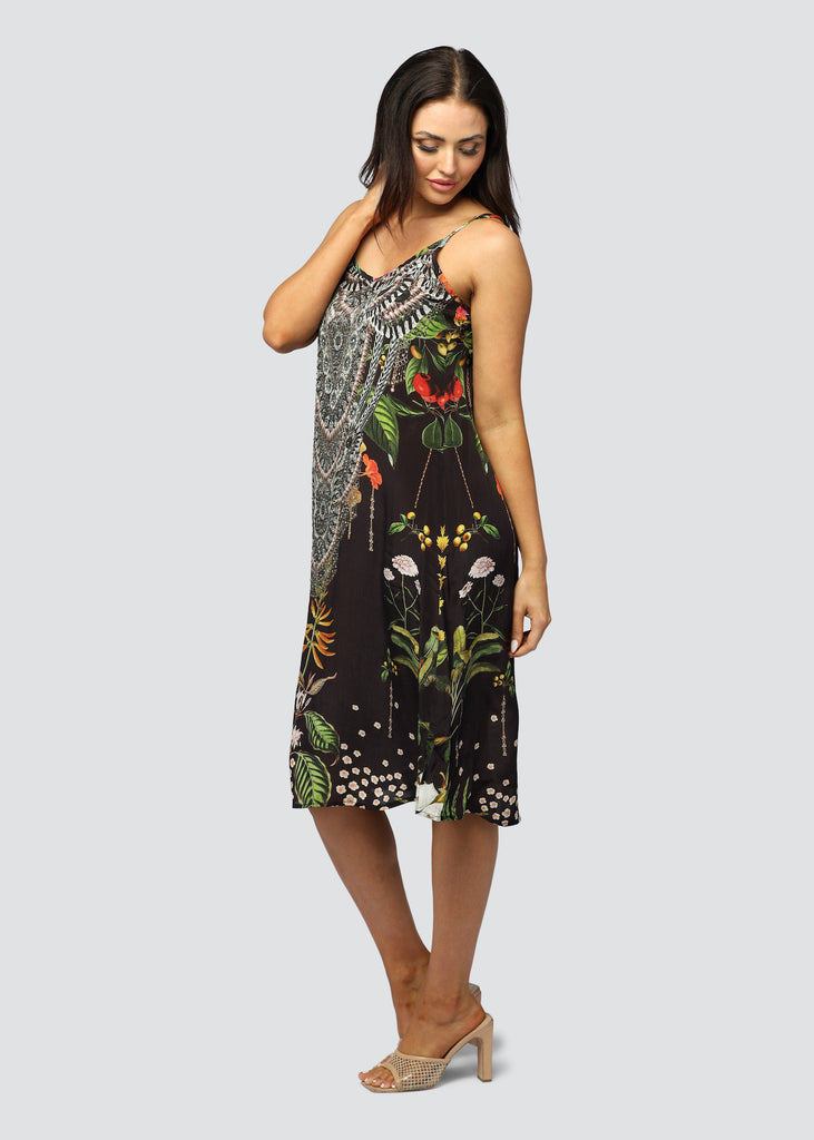 DARK JUNGLE MAXI DRESS