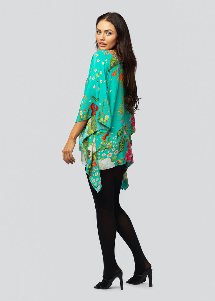 GREEN EYES SHORT KAFTAN