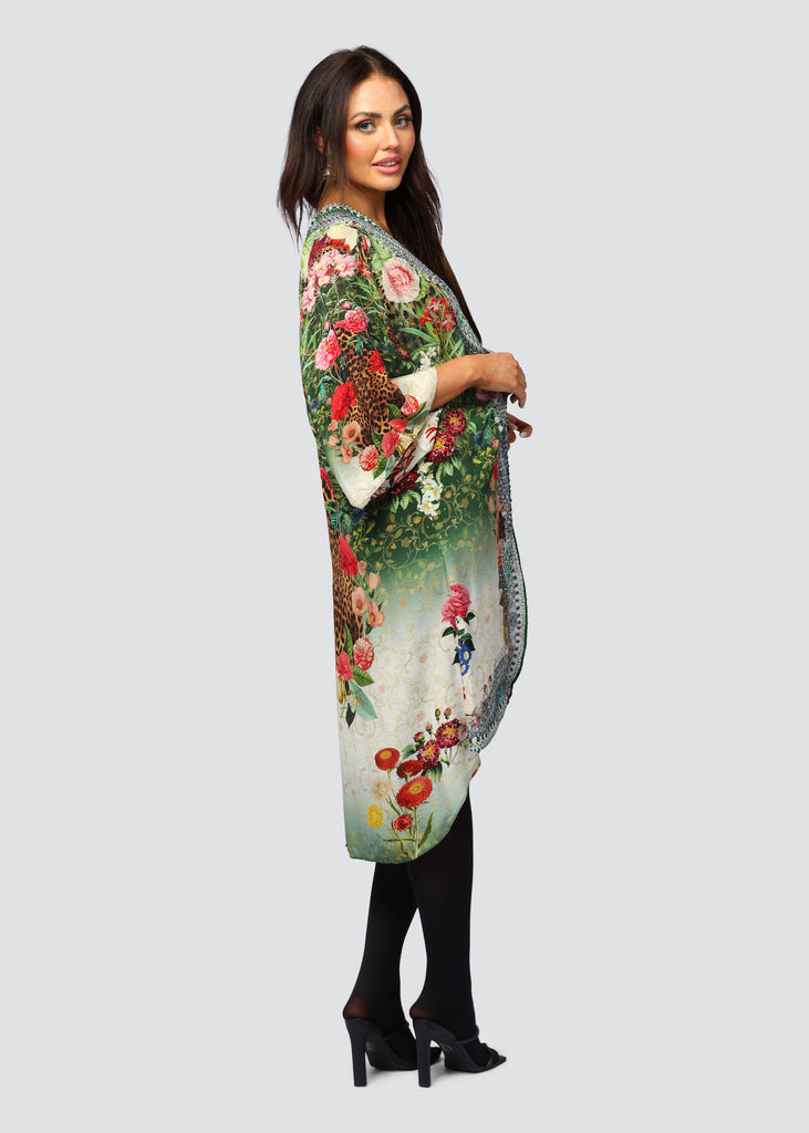 GREEN VALLEY MID LENGTH KIMONO