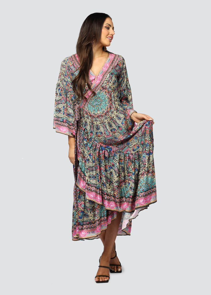 RANGOLI ~ WRAP DRESS