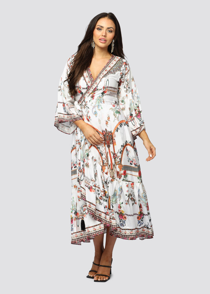 WHITE VALLEY ~ WRAP DRESS