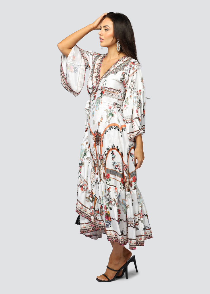 WHITE VALLEY ~ WRAP DRESS