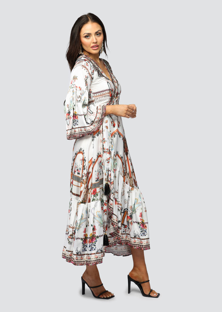 WHITE VALLEY ~ WRAP DRESS