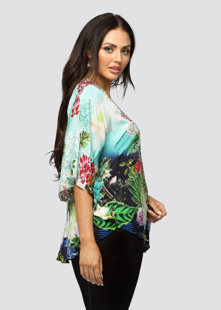 PUSHPAVALLI BUTTERFLY TOP