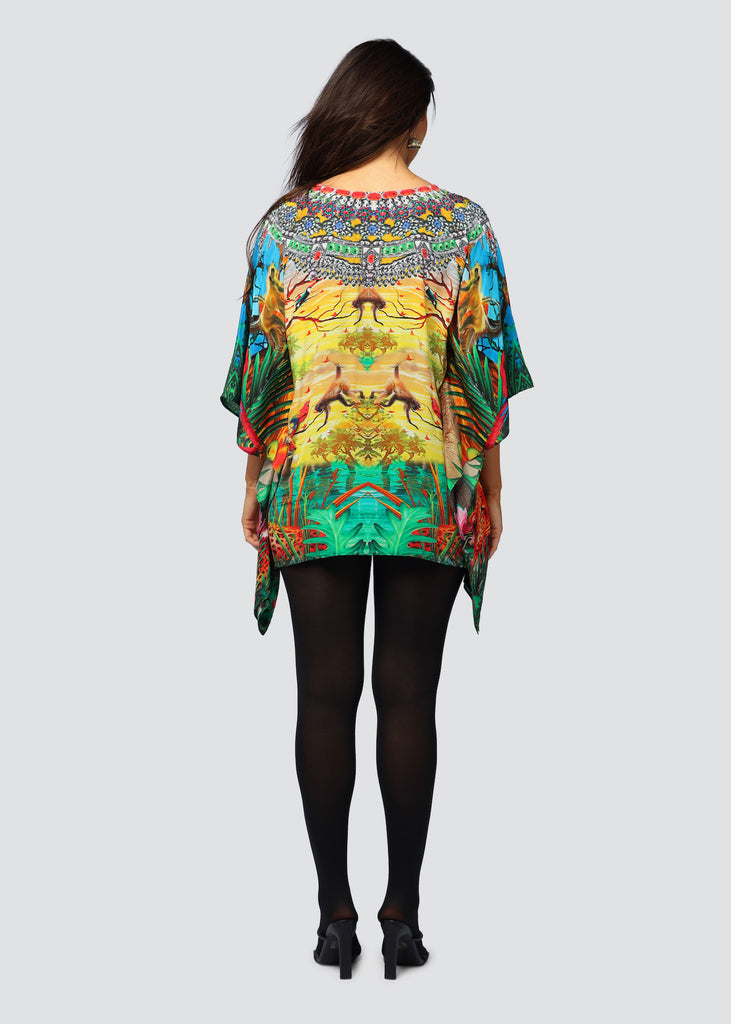 QUEEN OF JUNGLE SHORT KAFTAN