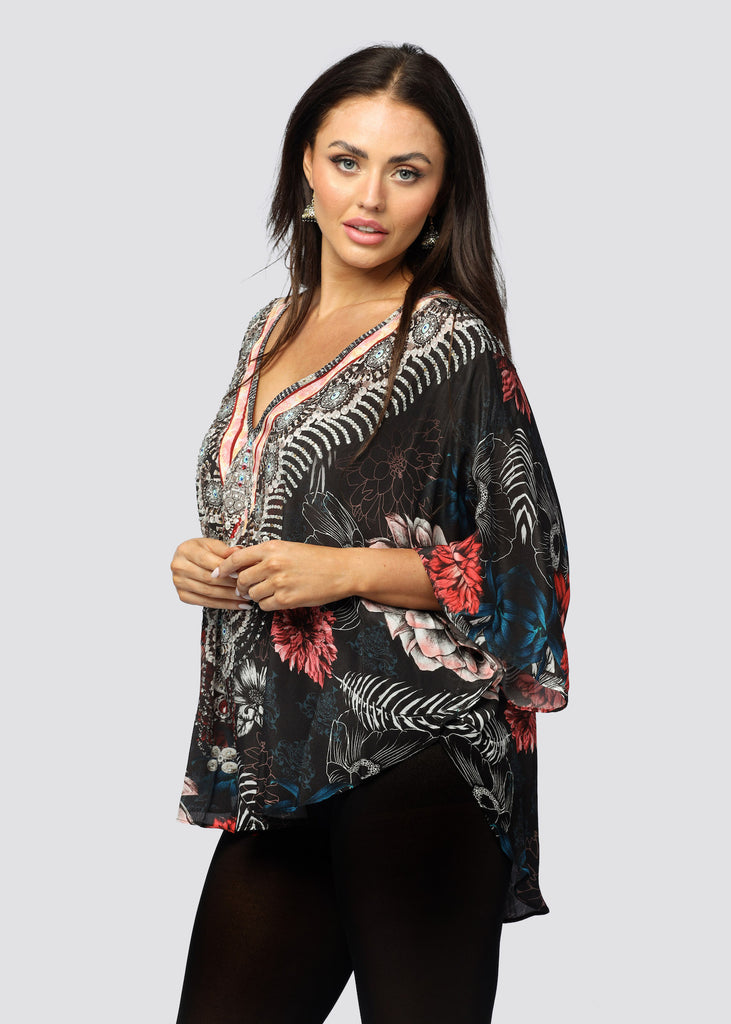 SPLICE OF LIFE BUTTERFLY TOP