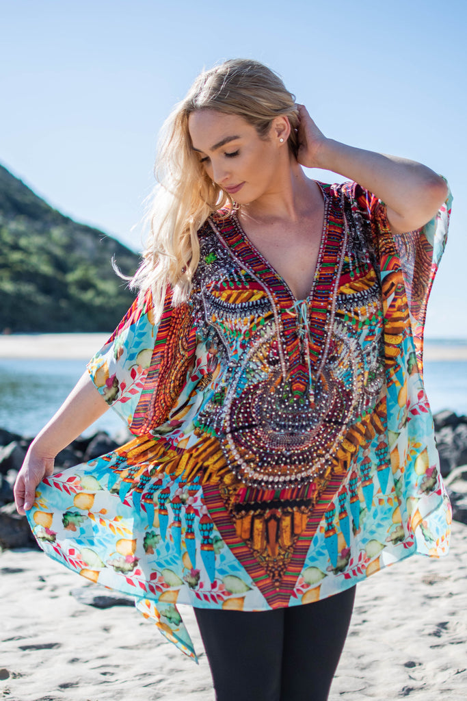 WINGS OF NATURE SHORT KAFTAN