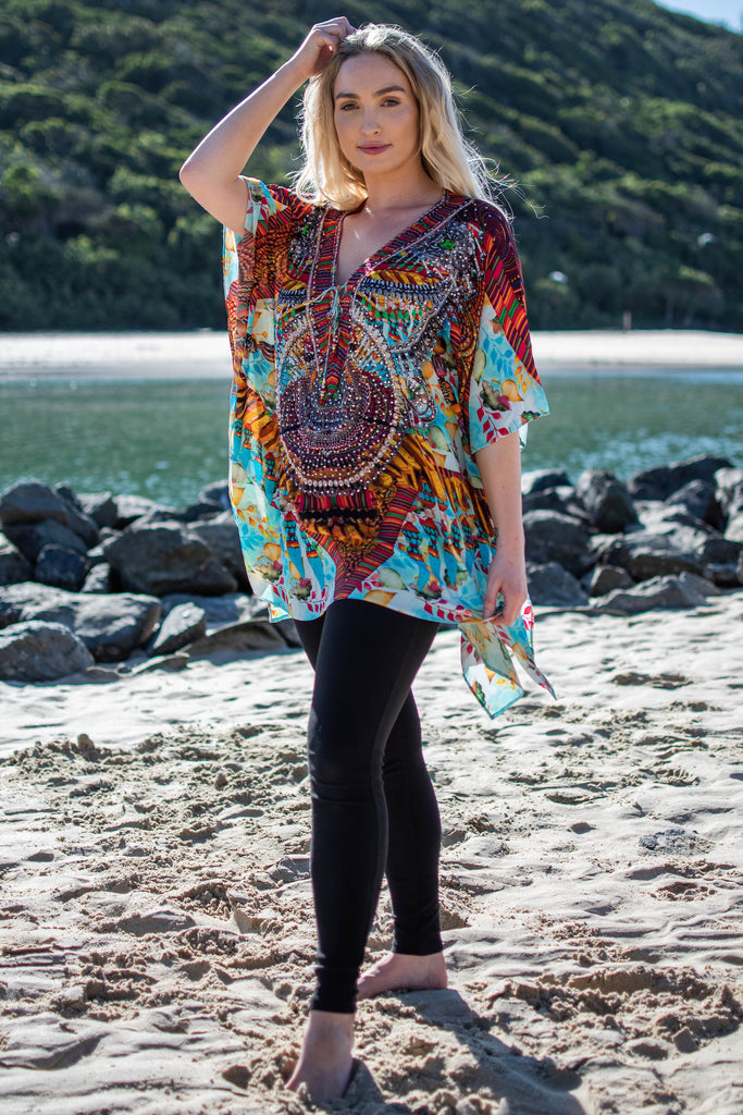 WINGS OF NATURE SHORT KAFTAN