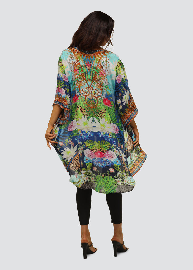 PUSHPAVALLI MID LENGTH KIMONO