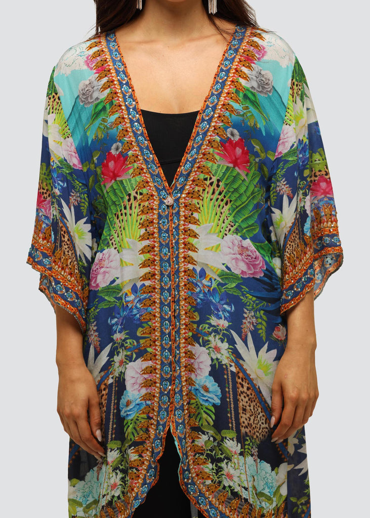 PUSHPAVALLI MID LENGTH KIMONO