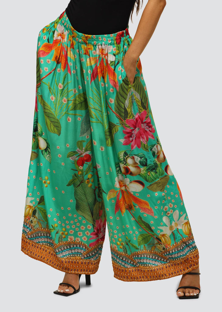 GREEN EYES PALAZZO PANT