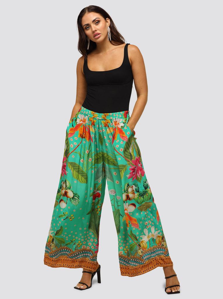 GREEN EYES PALAZZO PANT