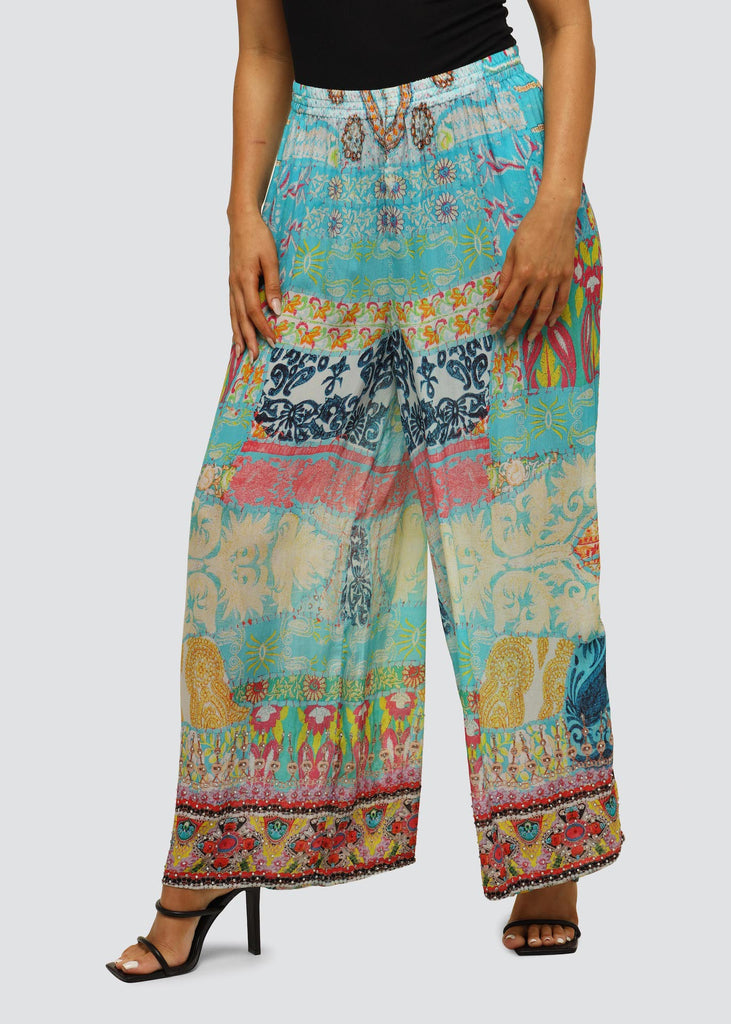 BLUE GALAXY PALAZZO PANT