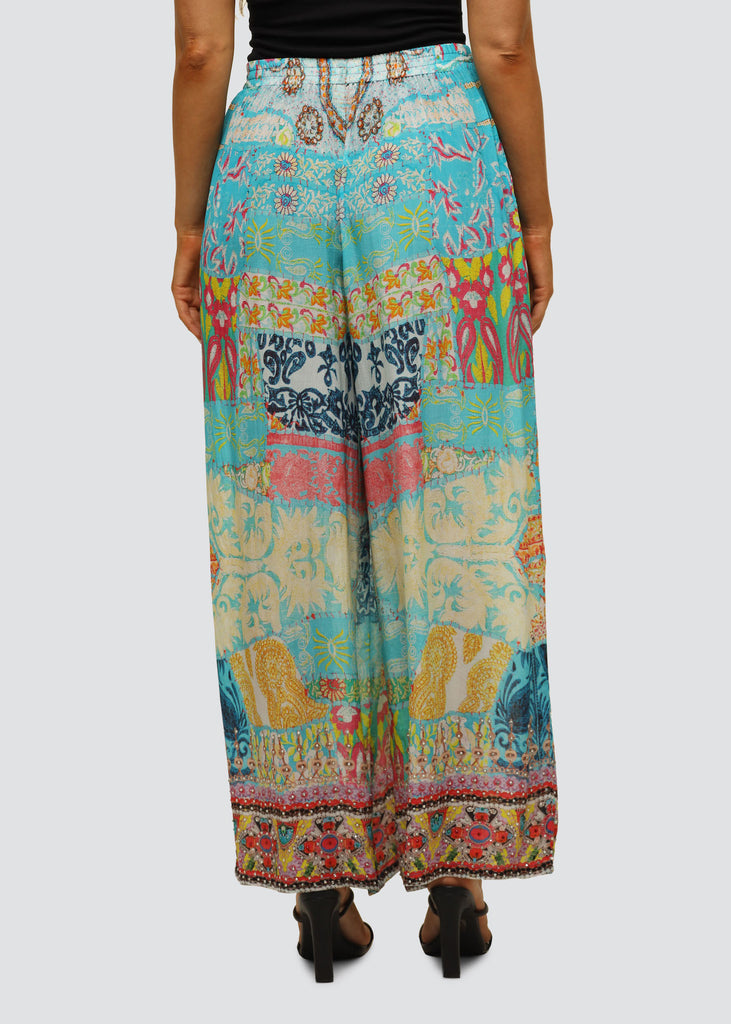 BLUE GALAXY PALAZZO PANT