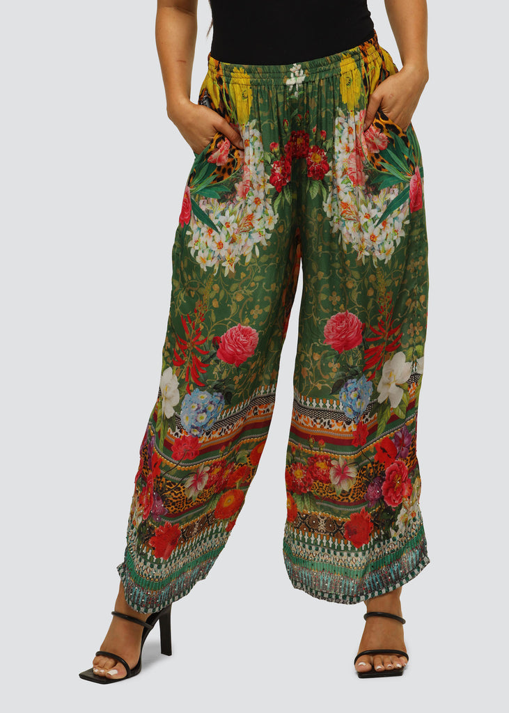 GREEN VALLEY PALAZZO PANT