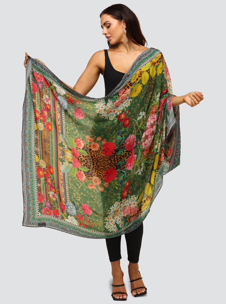 GREEN VALLEY ~ SCARF / SARONG