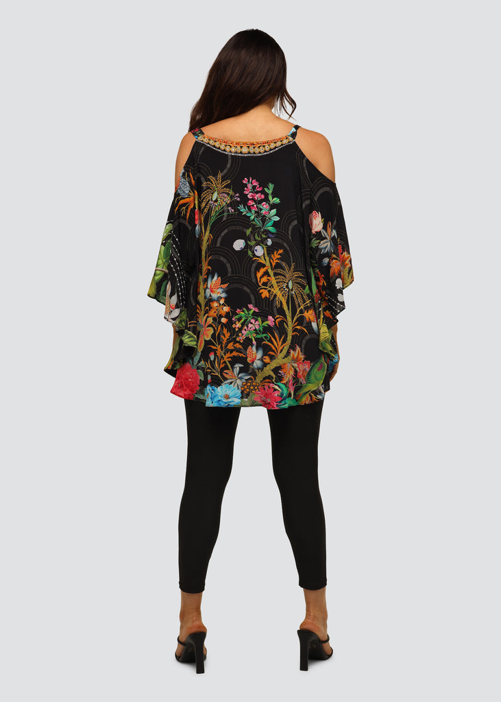 SHRINGAR COLD SHOULDER TOP