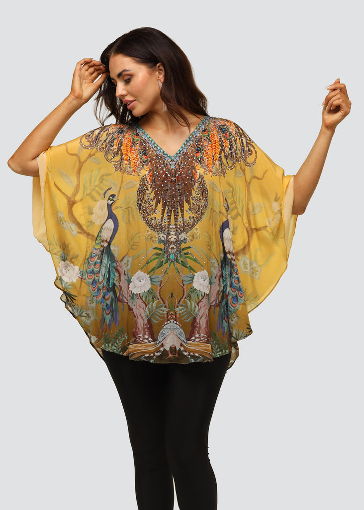 PEACOCK DESIRE ~ BUTTERFLY TOP
