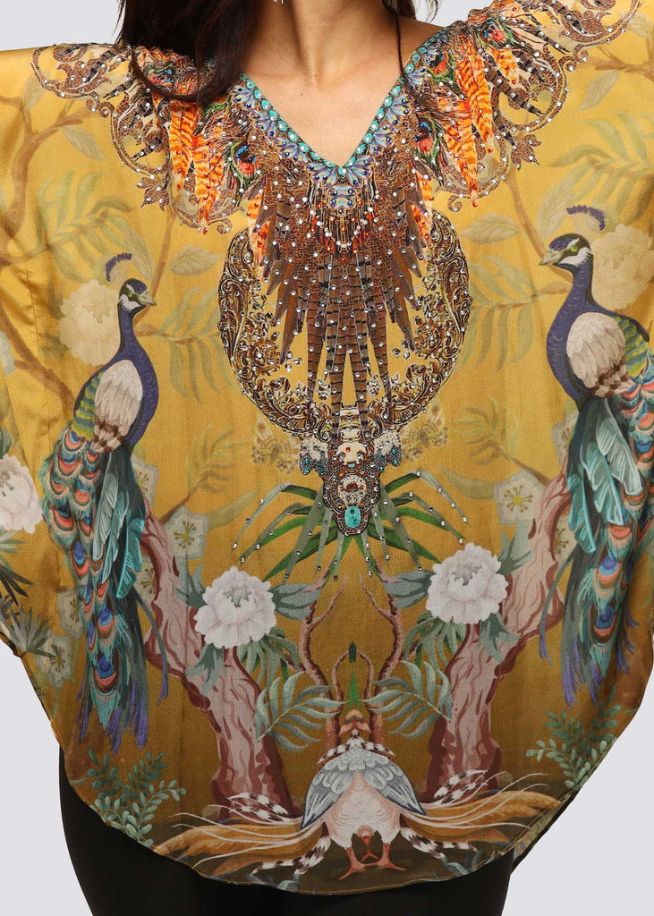 PEACOCK DESIRE ~ BUTTERFLY TOP
