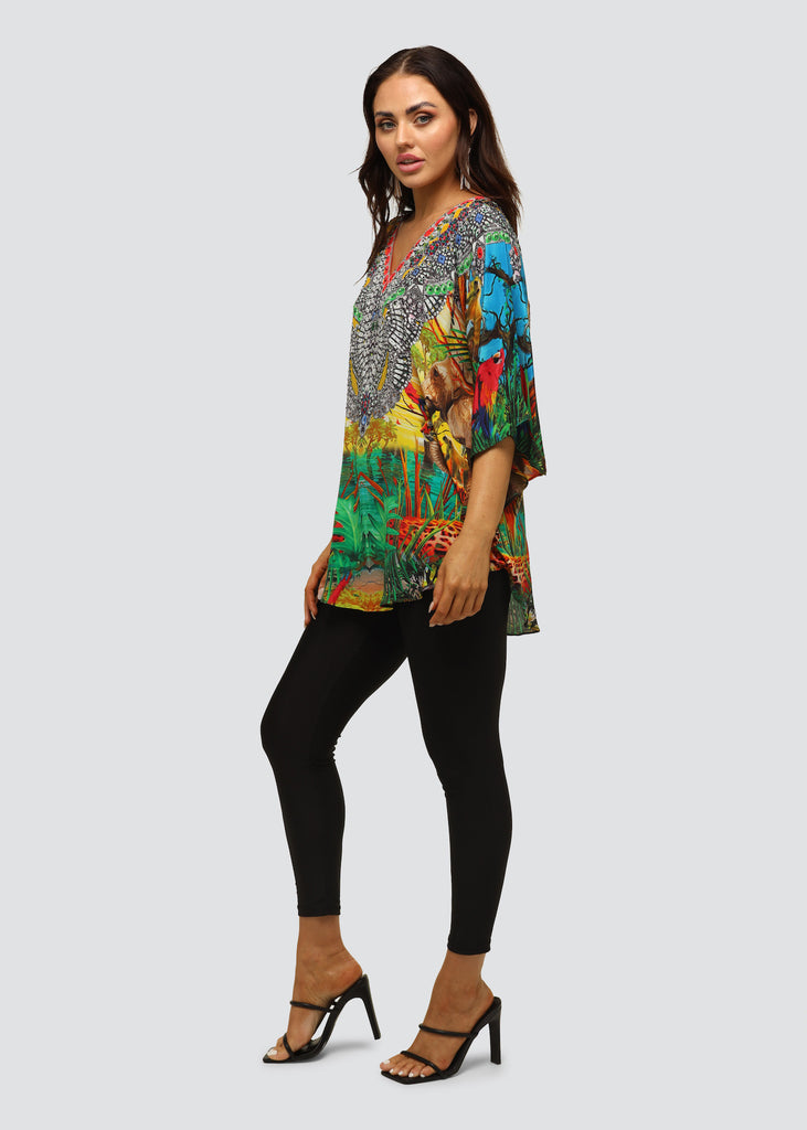 QUEEN OF JUNGLE ~ BUTTERFLY TOP