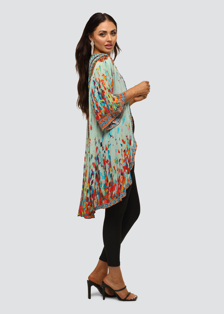 KAFTAN QUEEN MID LENGTH KIMONO